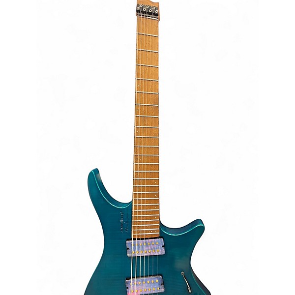 Used strandberg Boden Original 7 BLUE GREEN Solid Body Electric Guitar