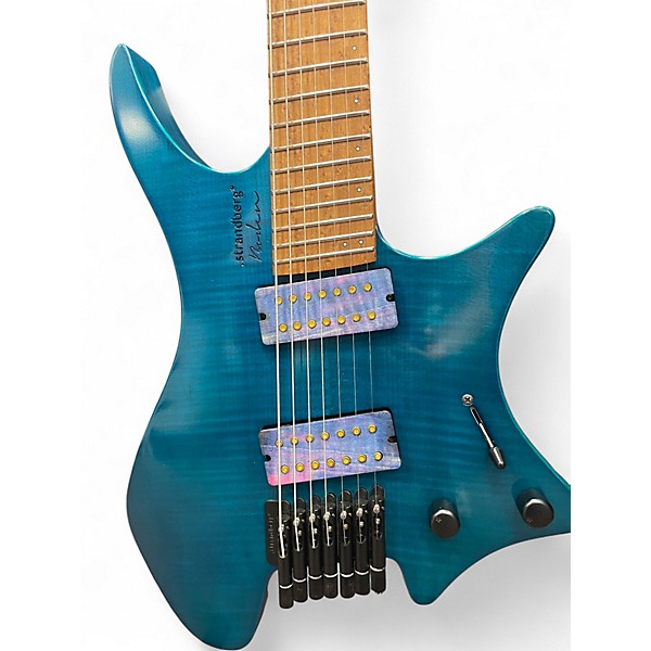 Used strandberg Boden Original 7 BLUE GREEN Solid Body Electric Guitar