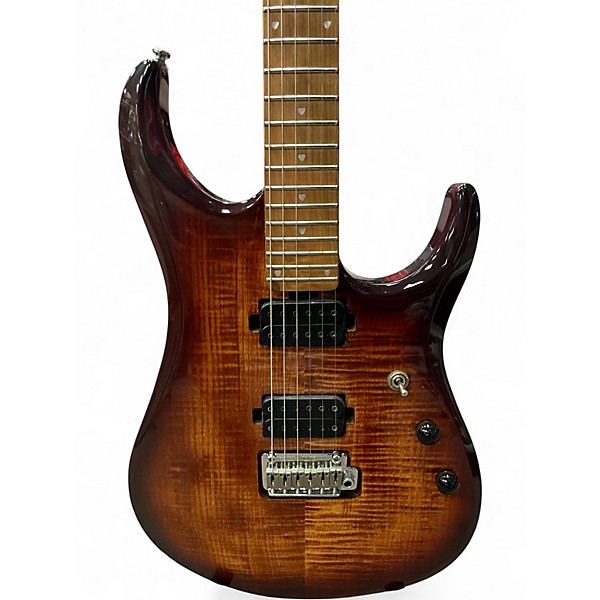 Used Sterling by Music Man JP150 Trans Amber Solid Body Electric Guitar