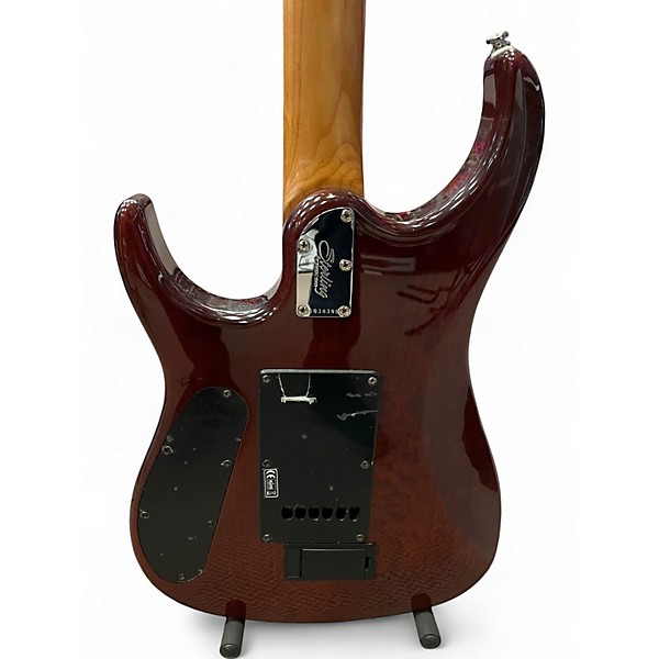 Used Sterling by Music Man JP150 Trans Amber Solid Body Electric Guitar