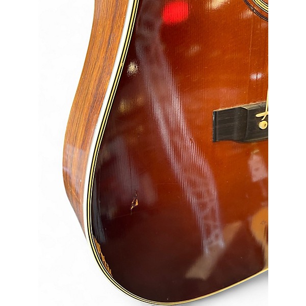 Used Alvarez DY74S Brown Sunburst Acoustic Guitar