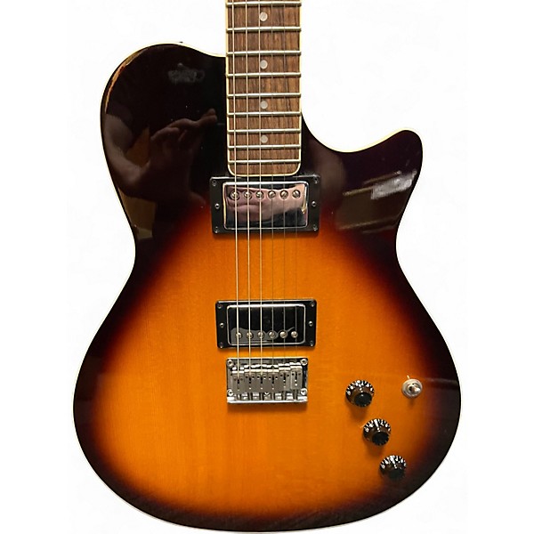 Used Ovation VXT Hybrid Sunburst Solid Body Electric Guitar
