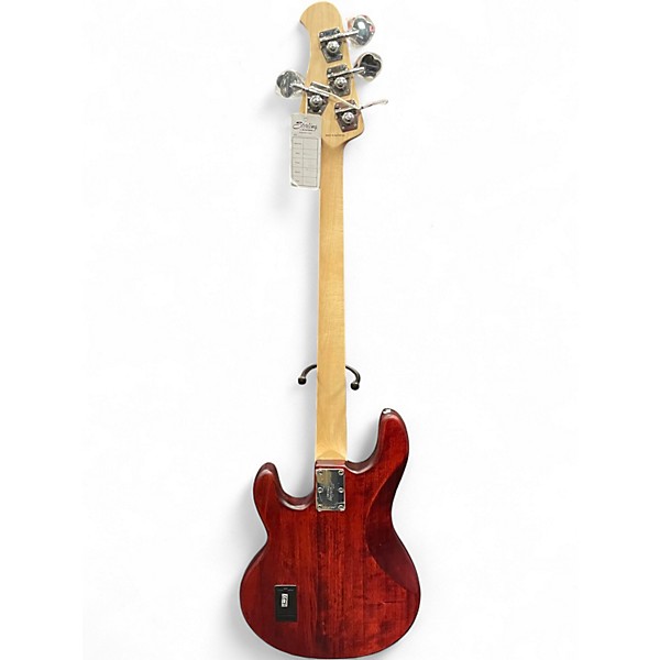 Used Sterling by Music Man Ray4 Red Electric Bass Guitar
