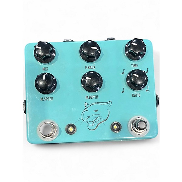 Used JHS Pedals Panther Cub Analog Delay with Tap Tempo V1.5 Effect Pedal