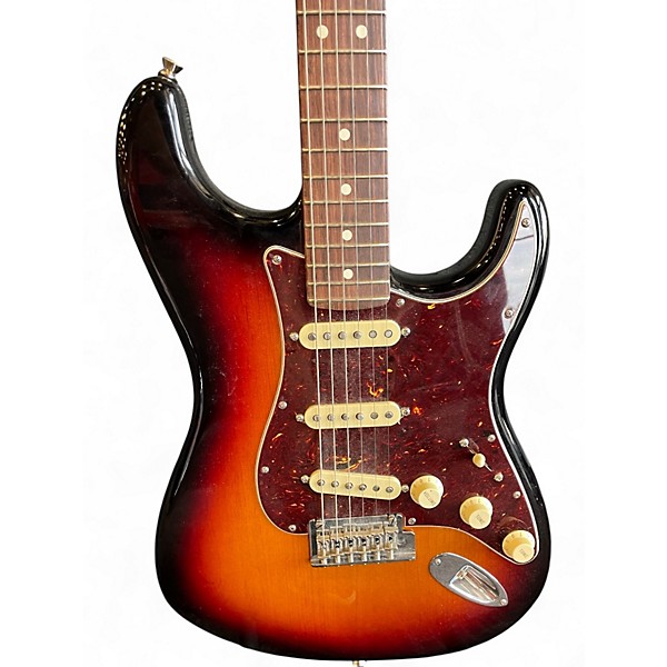 Used Fender American Professional II Stratocaster 3 Tone Sunburst Solid Body Electric Guitar