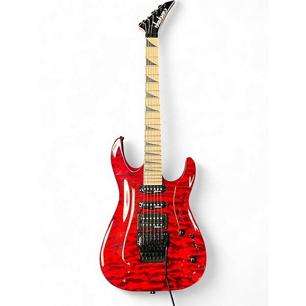 Used 2025 Jackson JS34Q Dinky RED Solid Body Electric Guitar