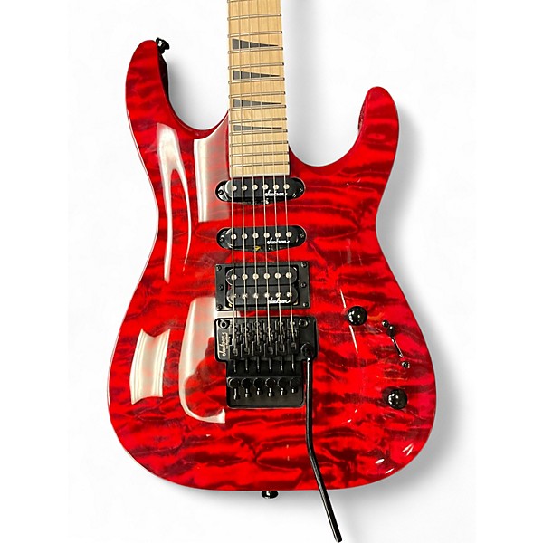 Used 2025 Jackson JS34Q Dinky RED Solid Body Electric Guitar