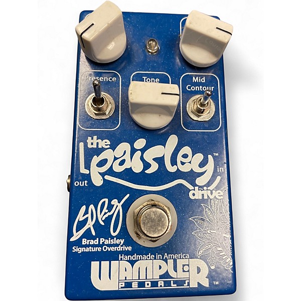 Used Wampler Brad Paisley Signature Overdrive Effect Pedal