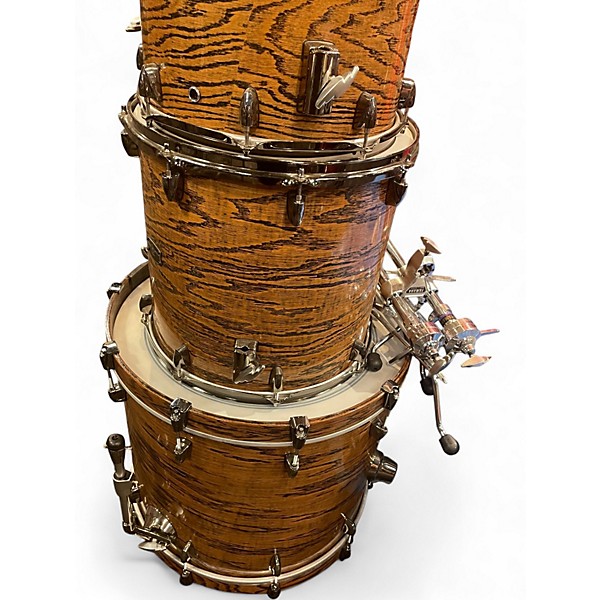 Used Yamaha 7 Piece Live Custom HYBRID OAK Drum Kit
