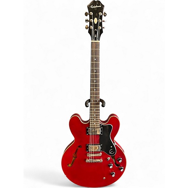 Used Epiphone Dot Cherry Hollow Body Electric Guitar