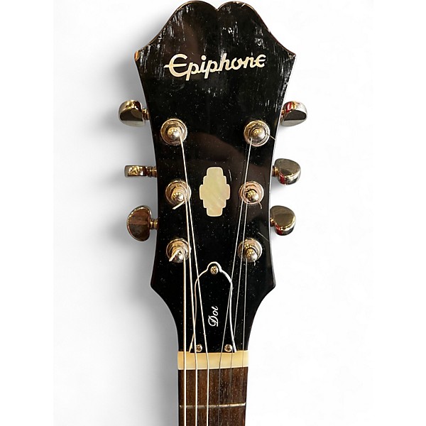 Used Epiphone Dot Cherry Hollow Body Electric Guitar
