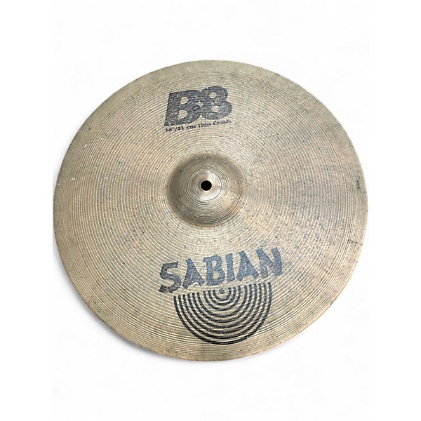 Used SABIAN 16in B8 Thin Crash Cymbal