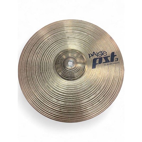 Used Paiste 13in PST3 Hi Hat Pair Cymbal