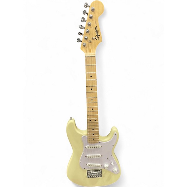 Used Fender MINI STRATOCASTER White Solid Body Electric Guitar