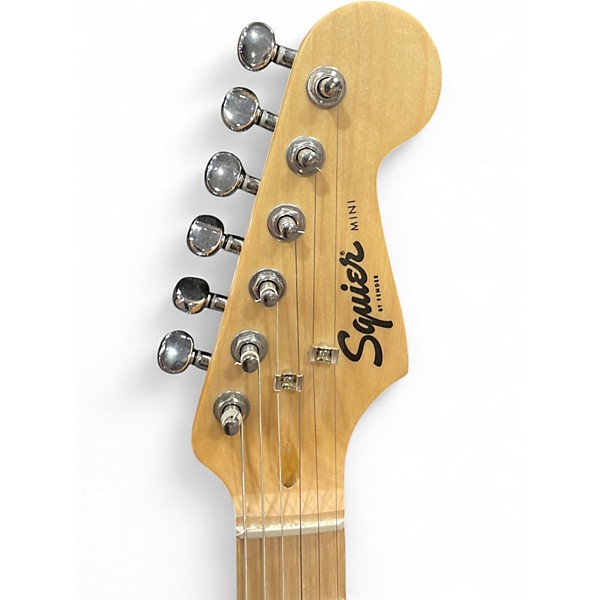 Used Fender MINI STRATOCASTER White Solid Body Electric Guitar