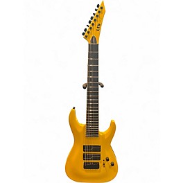 Used ESP LTD SC608B Stephen Carpenter Signature Baritone Yellow Solid Body Electric Guitar