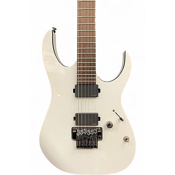 Used Ibanez RGIR20E Iron Label White Solid Body Electric Guitar