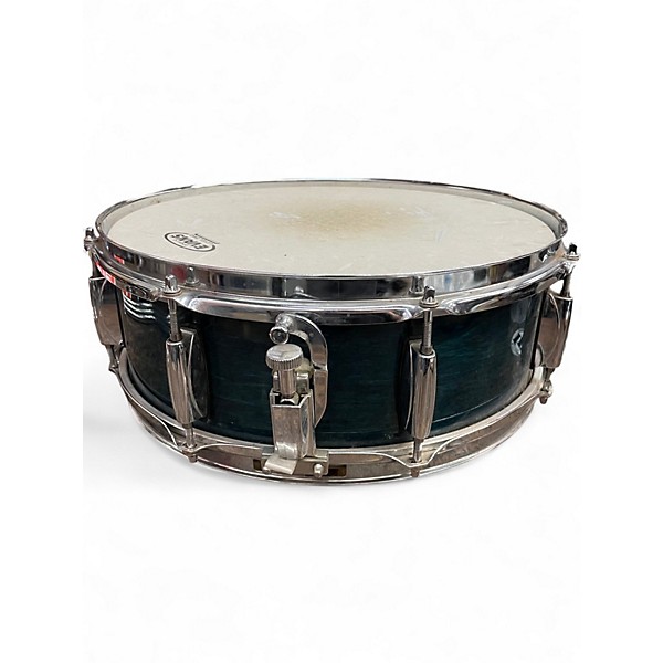 Used Gretsch Drums 14X5.5 Catalina Birch Snare Aqua Stain Drum