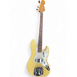 Used Fender Limited Edition Laura Lee Jazz Bass Vintage White Electric Bass Guitar