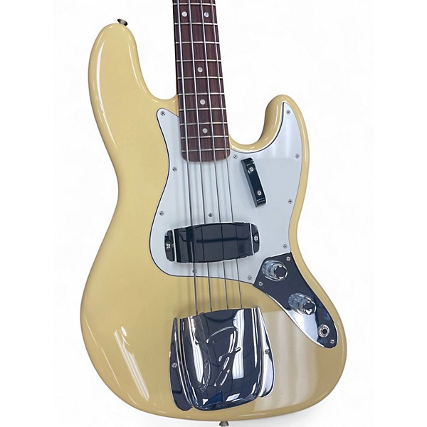 Used Fender Limited Edition Laura Lee Jazz Bass Vintage White Electric Bass Guitar