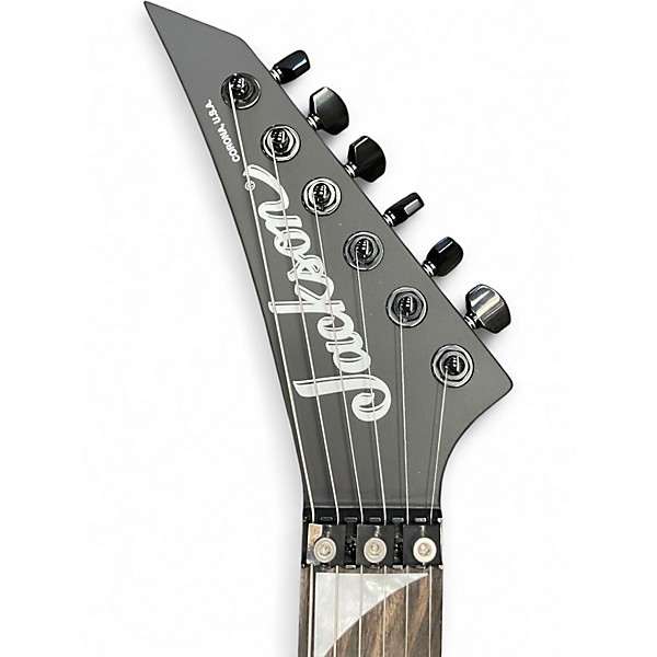 Used Jackson American Series Rhoads RR24 Satin Black Solid Body Electric Guitar