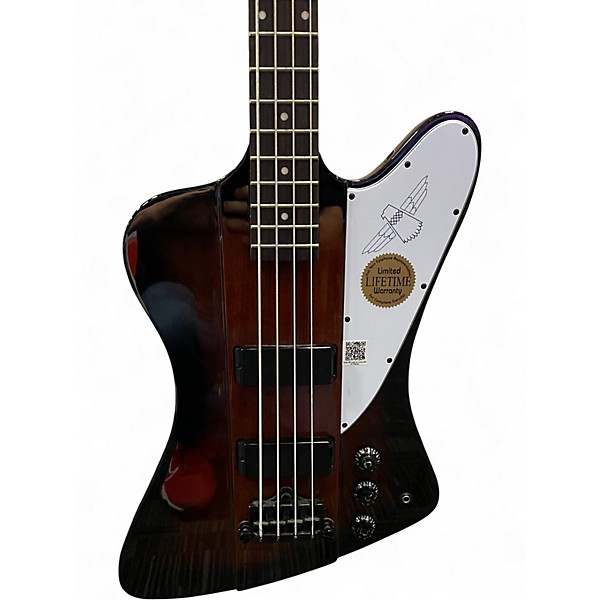 Used Epiphone Thunderbird IV Sunburst Electric Bass Guitar