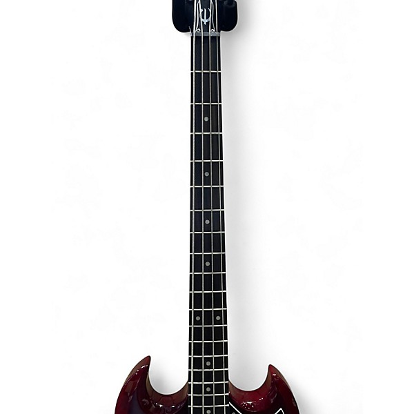 Used Epiphone EB0 Cherry Electric Bass Guitar