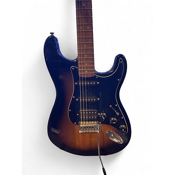 Used Squier Stratocaster HSS Tobacco Burst Solid Body Electric Guitar