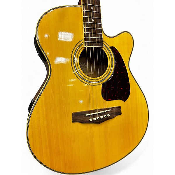 Used Ibanez PC25ECEWC Natural Acoustic Electric Guitar