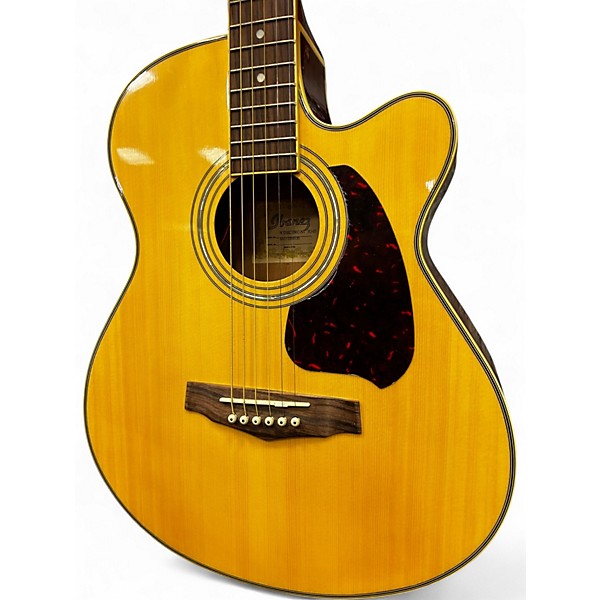 Used Ibanez PC25ECEWC Natural Acoustic Electric Guitar