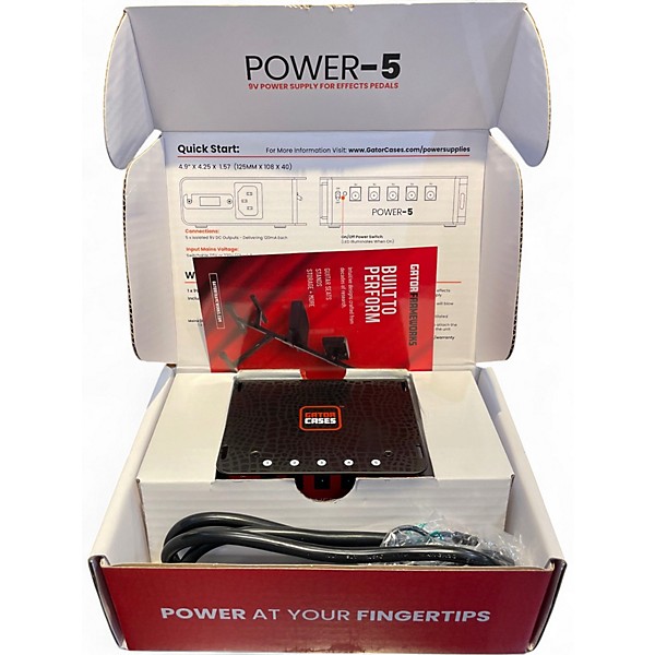 Used Gator Power 5 Power Supply
