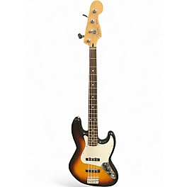 Used 2008 Fender Standard Jazz Bass Brown Sunburst Electric Bass Guitar