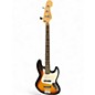 Used 2008 Fender Standard Jazz Bass Brown Sunburst Electric Bass Guitar thumbnail