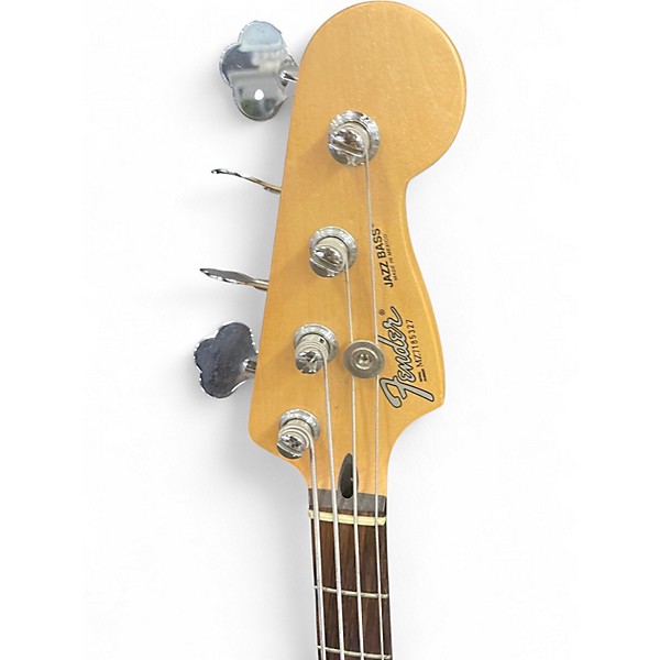 Used 2008 Fender Standard Jazz Bass Brown Sunburst Electric Bass Guitar