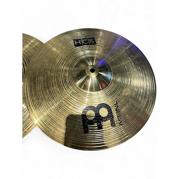 Used MEINL 14in HCS Hi Hat Pair Cymbal