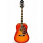 Used 2012 Epiphone HUMMINGBIRD PRO CHERRY SUNBURST Acoustic Electric Guitar thumbnail