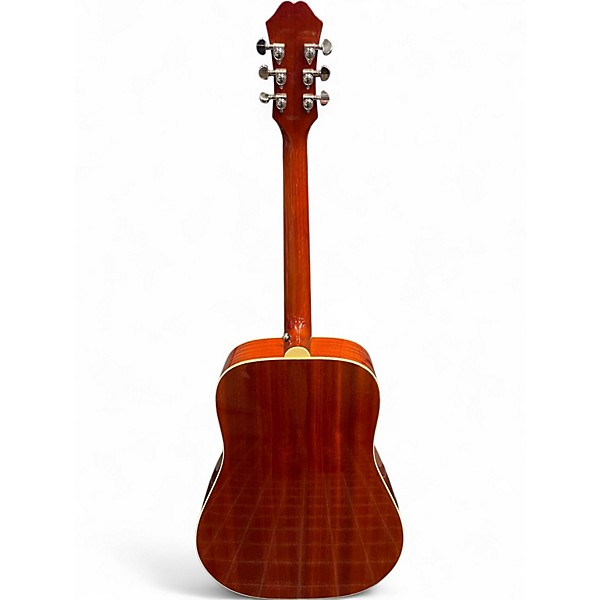 Used 2012 Epiphone HUMMINGBIRD PRO CHERRY SUNBURST Acoustic Electric Guitar