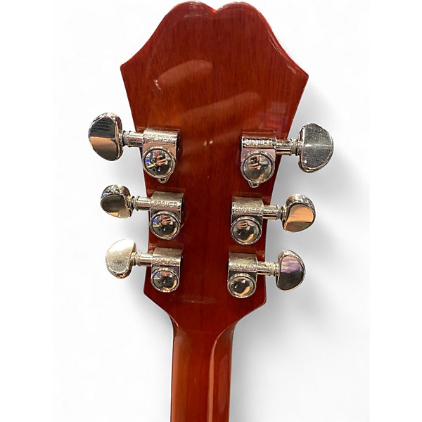 Used 2012 Epiphone HUMMINGBIRD PRO CHERRY SUNBURST Acoustic Electric Guitar
