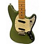 Used 2016 Fender MUSTANG OLIVE Solid Body Electric Guitar