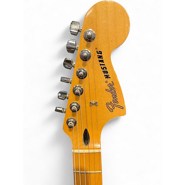Used 2016 Fender MUSTANG OLIVE Solid Body Electric Guitar