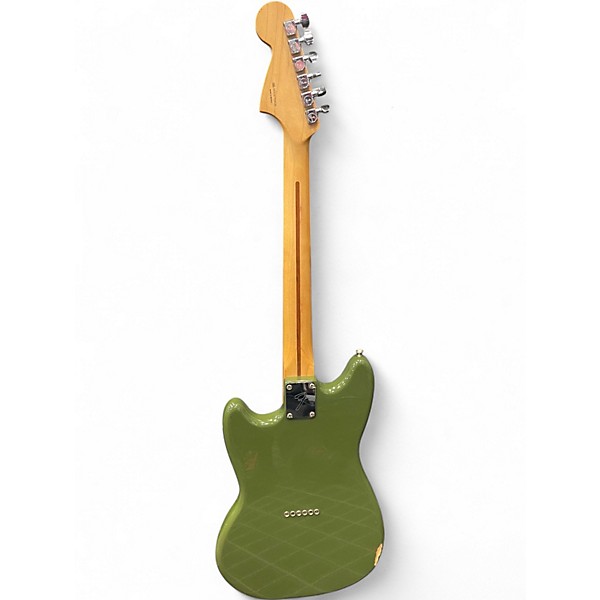 Used 2016 Fender MUSTANG OLIVE Solid Body Electric Guitar