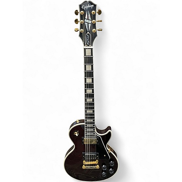 Used Epiphone Jerry Cantrell "Wino" Les Paul Custom Wine Red Solid Body Electric Guitar