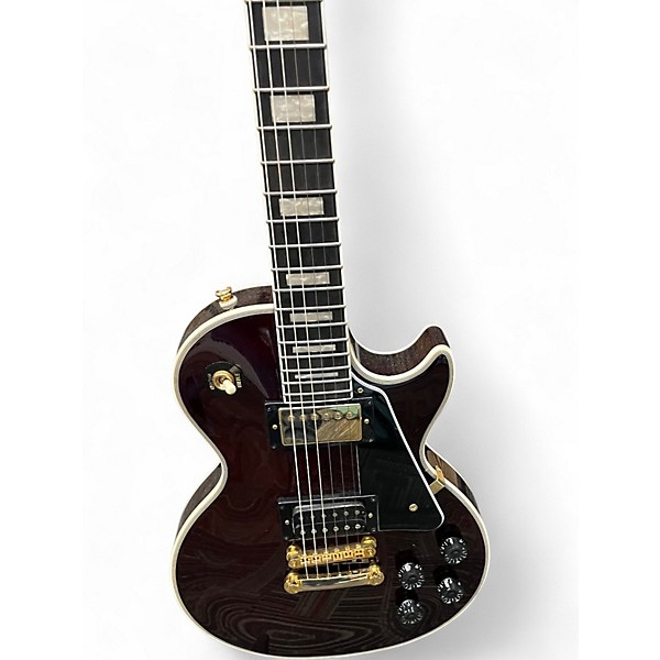 Used Epiphone Jerry Cantrell "Wino" Les Paul Custom Wine Red Solid Body Electric Guitar