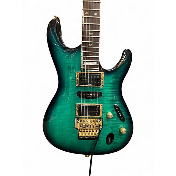 Used Ibanez S540FM CARRIBEAN BLUE Solid Body Electric Guitar