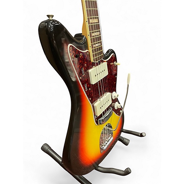Vintage 1966 Fender Jazzmaster 3 Color Sunburst Solid Body Electric Guitar