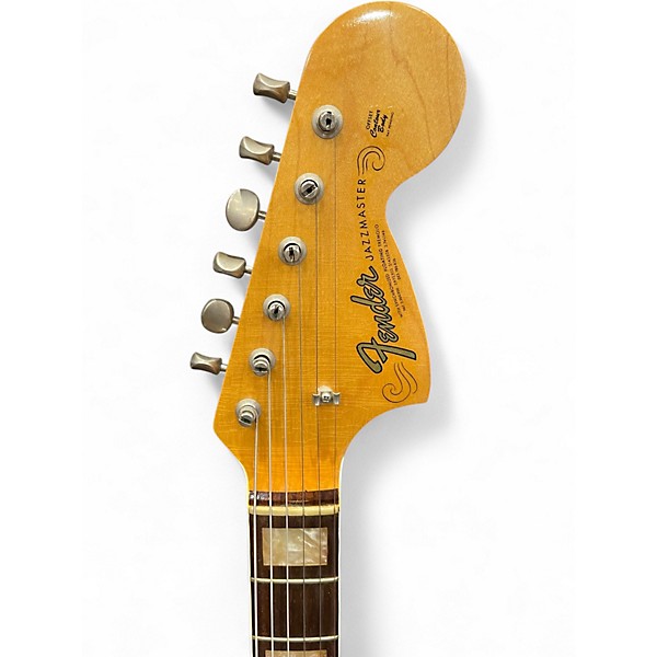 Vintage 1966 Fender Jazzmaster 3 Color Sunburst Solid Body Electric Guitar