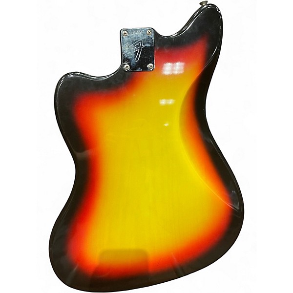 Vintage 1966 Fender Jazzmaster 3 Color Sunburst Solid Body Electric Guitar