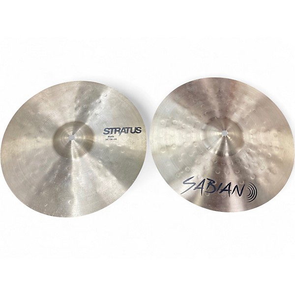 Used SABIAN 14in Stratus Hi-Hat Pair Cymbal