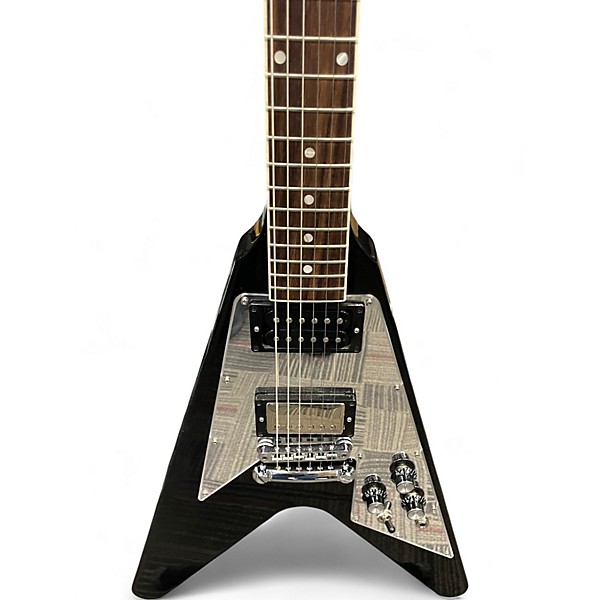 Used Gibson Flying V 70'S LIMITED MIRROR Black Solid Body Electric Guitar