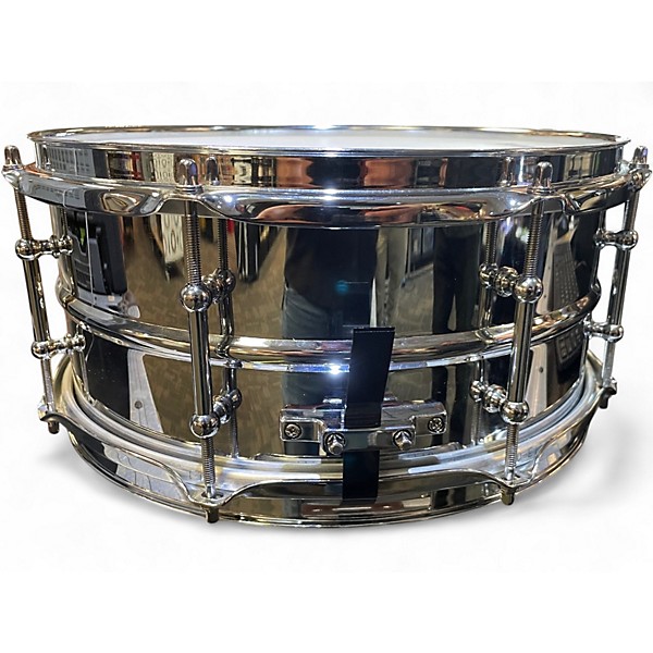 Used Ludwig 13X6 Supralite Snare Chrome Drum